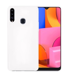 Силикон Original Case Logo Samsung Galaxy A20S (2019) (Белый)