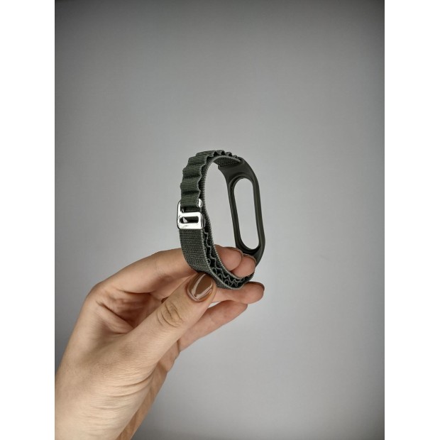 Alpine Loop Strap for Xiaomi Mi Band 5  /  Mi Band 6  /  Mi Band 7 (Khaki)