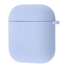 Чехол для наушников Full Silicone Case Logo Apple AirPods 1/2 (15) Lilac