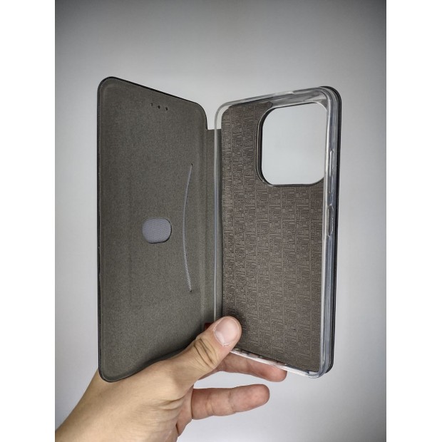 Чехол-книжка Оригинал Tecno Spark 10 4G (KI5q) (Чёрный)