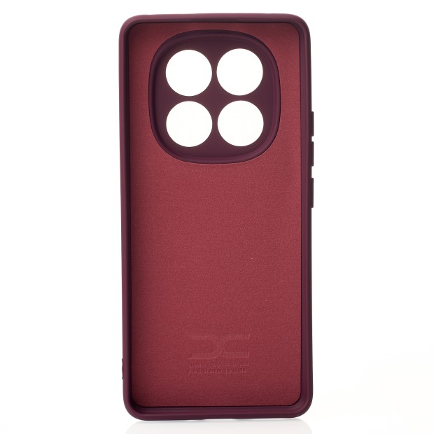 Силіконовий чохол Original Xiaomi Redmi Note 14 Pro Plus 5G (ShutCam) (Бордового кольору)