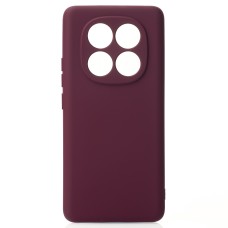 Силіконовий чохол Original Xiaomi Redmi Note 14 Pro Plus 5G (ShutCam) (Бордового кольору)