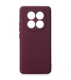 Силіконовий чохол Original Xiaomi Redmi Note 14 Pro Plus 5G (ShutCam) (Бордового..