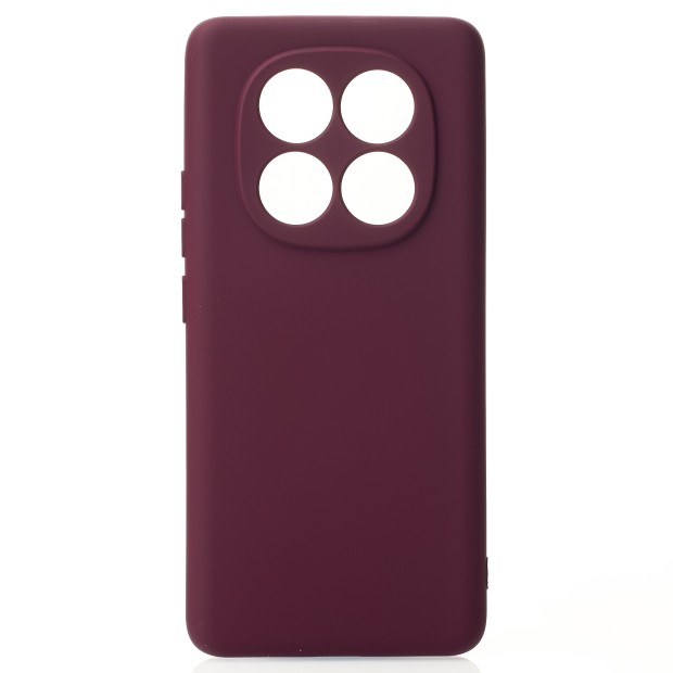 Силіконовий чохол Original Xiaomi Redmi Note 14 Pro Plus 5G (ShutCam) (Бордового кольору)