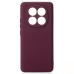 Силіконовий чохол Original Xiaomi Redmi Note 14 Pro Plus 5G (ShutCam) (Бордового кольору)