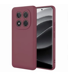Силіконовий чохол Original Xiaomi Redmi Note 14 Pro Plus 5G (ShutCam) (Бордового..