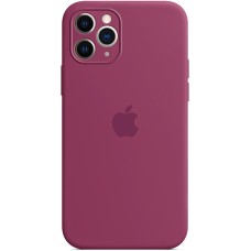Силикон Original RoundCam Case Apple iPhone 11 Pro (57) Marsala