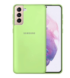 Силикон Original 360 Case Logo Samsung Galaxy S21 Plus (Зелёный)