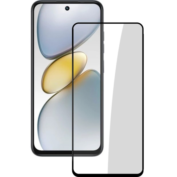 Захисне скло 5D Standard Tecno Spark Go 2025 Чорне