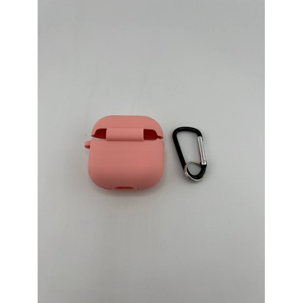 Чохол для навушників Full Silicone Case with Microfiber Apple AirPods 4 (36) Candy Pink