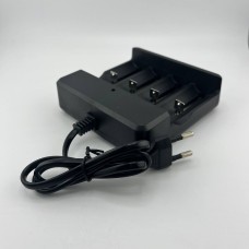 Зарядное устройство Rivex для аккумулятора (USB) 4.2V 1000mA 18650 / 16340 / 26650 / 14500  (4 сл.)