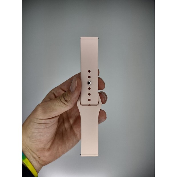 Ремешок для смарт-часов универсальный 20мм Original Design (Пудровый) Ремешок для смарт-часов универсальный 20мм Original Design (Пудровый)