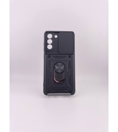 Чохол-бронь Ring Serge Armor Case для Samsung Galaxy S21 FE (ShutCam) (Чорний) Чохол-бронь Ring Serge Armor Case для Samsung Galaxy S21 FE (ShutCam) (Чорний)