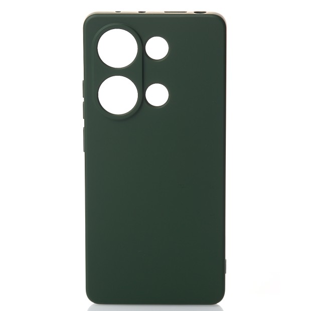 Силикон Original Xiaomi Redmi Note 13 4G (ShutCam) (Тёмно-зелёный)
