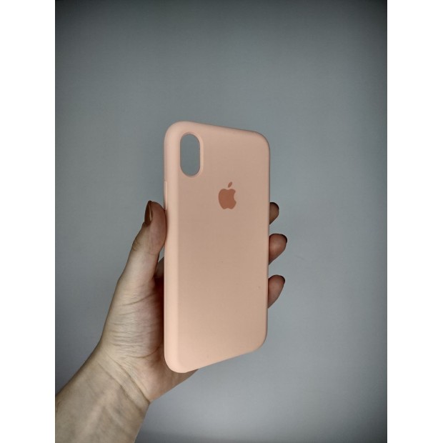 Силіконовий оригінальний чохол Apple для iPhone XR (Грейпфрут)