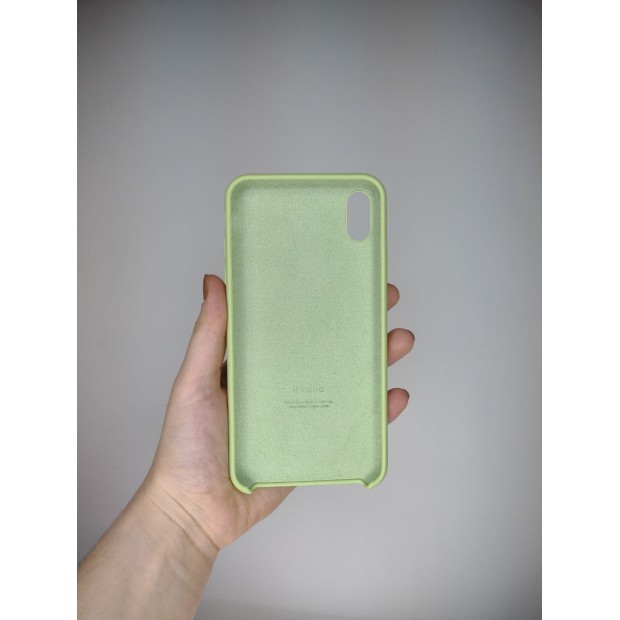 Силіконовий оригінальний чохол Apple для iPhone XS Max (Авокадо)