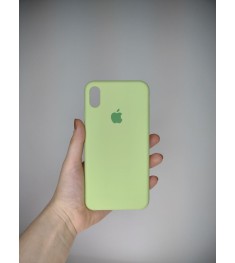 Силіконовий оригінальний чохол Apple для iPhone XS Max (Авокадо)