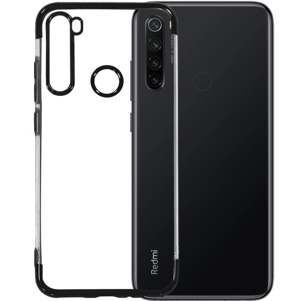 Силіконовий чохол UMKU Line для Xiaomi Redmi Note 8 (Чорний)