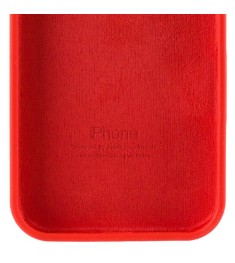 Силіконовий оригінальний круглий чохол Apple iPhone 16e (05) Product RED