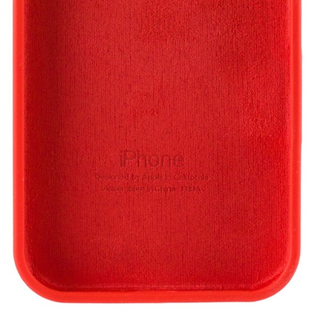 Силіконовий оригінальний круглий чохол Apple iPhone 16e (05) Product RED