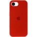 Силіконовий оригінальний круглий чохол Apple iPhone 16e (05) Product RED