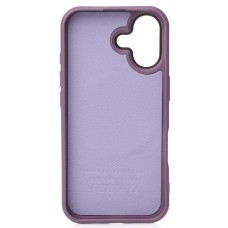 Чохол Beats з текстурою шкіри MagSafe для Apple iPhone 16 (Темно-фіолетовий)