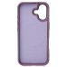Чохол Beats з текстурою шкіри MagSafe для Apple iPhone 16 (Темно-фіолетовий)