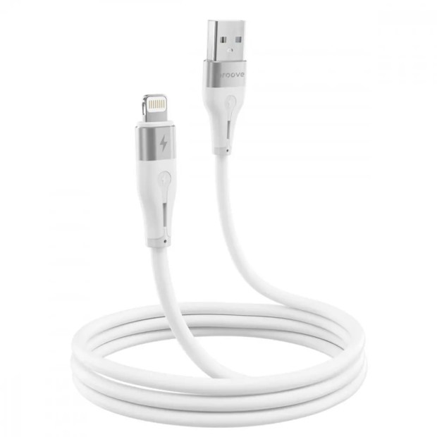 USB-кабель Proove Soft Silicone 2.4A (1m) (Lightning) (White)