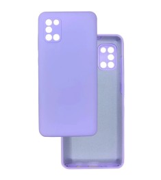 Силікон для Samsung Galaxy A31 (ShutCam) (Лавандовий) Оригінал