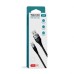 USB-кабель Walker C735 (1м) (Lightning) (Чорний)
