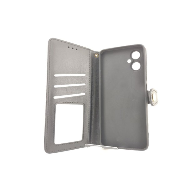 Case-book Leather Book Gallant Tecno Camon 19 Neo (Black)