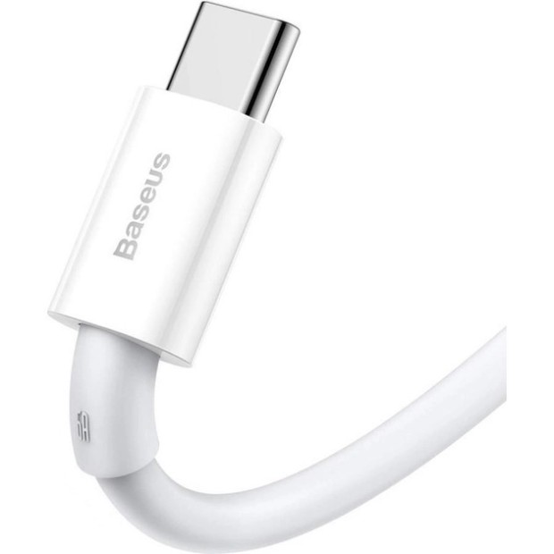 USB-кабель Baseus Superior 66W (2m) (Type-C) (Білий) CATYS-A02 USB-кабель Baseus Superior 66W (2m) (Type-C) (Білий) CATYS-A02