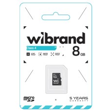 Карта пам'яті Wibrand MicroSDHC 8ГБ (Клас 10)