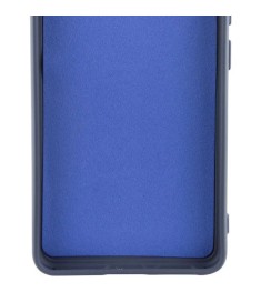 Силіконова накладка Original Samsung Galaxy S23 FE (ShutCam) (Темно-синій)