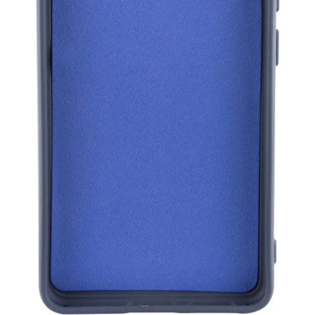 Силіконова накладка Original Samsung Galaxy S23 FE (ShutCam) (Темно-синій)