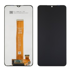 Дисплей для Samsung A127F Galaxy A12S (2021) (BOE B3 yellow flex) с чёрным тачскрином Service Pack