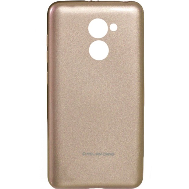 Силіконова накладка Molan Shining для Huawei Y7 (2017) (Золота)