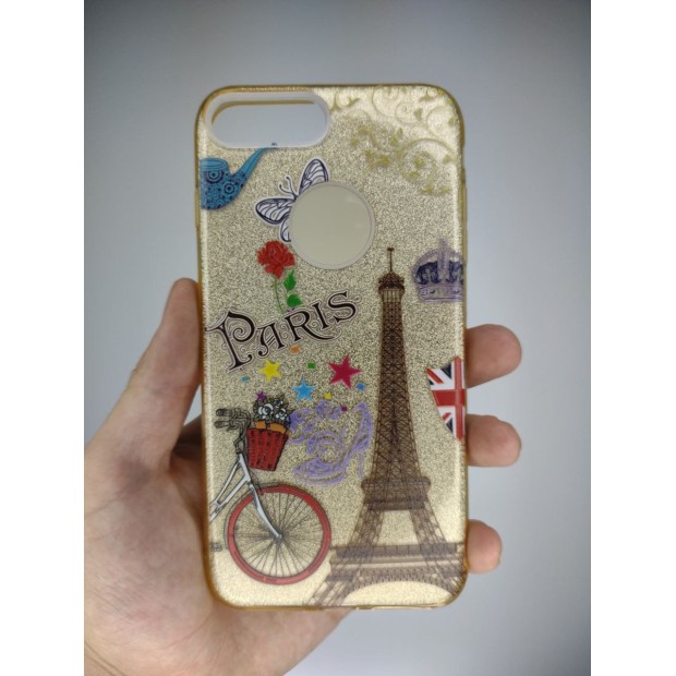 Силіконовий чохол Glitter для Apple iPhone 7 Plus / 8 Plus (Paris 02) Силіконовий чохол Glitter для Apple iPhone 7 Plus / 8 Plus (Paris 02)
