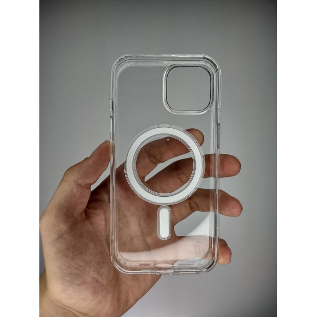 Чохол Clear Case with MagSafe Apple iPhone 15 (Прозорий)