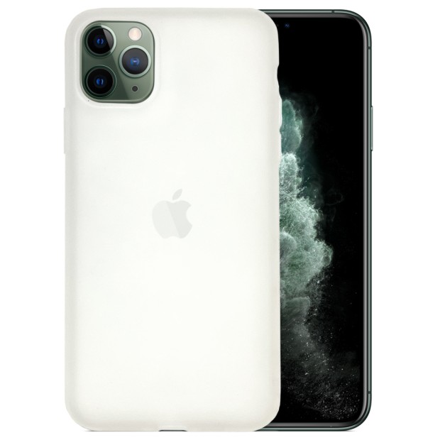 Силікон TPU Латекс Apple iPhone 11 Pro Max (Білий)