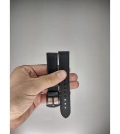 Ремінець Leather Design 20мм (Чорний)