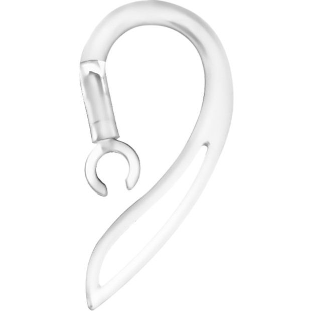 Дужка заушная силиконово-пластиковая для Bluetooth-гарнитуры (10мм) (Прозрачная)