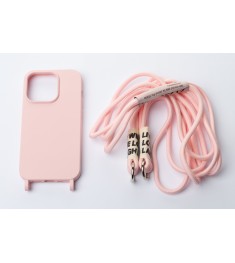 Накладка Cord Case для Apple iPhone 15 (Рожева)