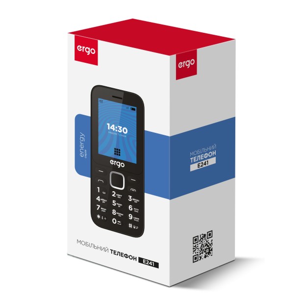 Мобільний телефон Ergo E241 Dual Sim Red