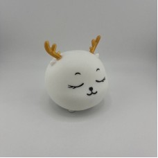 Дитячий нічник Оленятко з акумулятором (Білий)