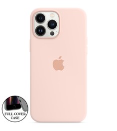 Чохол з силікону Original Round Case для Apple iPhone 13 Pro Max (08) Рожевий пі..