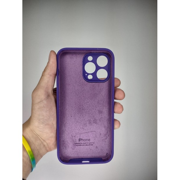Силіконовий чохол Original RoundCam для Apple iPhone 14 Pro Max (Аметист)