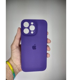 Силикон Original RoundCam Case Apple iPhone 14 Pro Max (Amethyst)