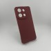 Силіконовий чохол iNavi Color для Xiaomi Redmi Note 13 4G (Бордовий)