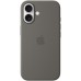 Силіконовий чохол з MagSafe для Apple iPhone 16 (Кам'яний сірий)